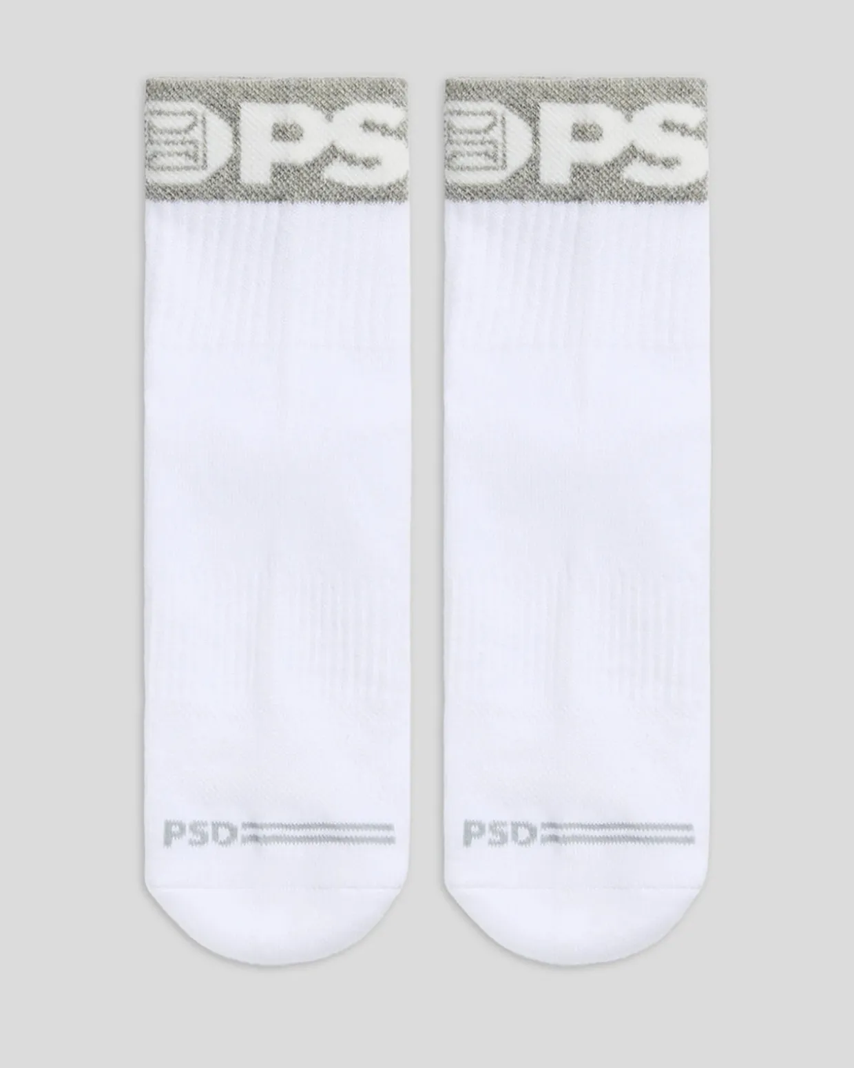 3 Pack - Band Quarter - Grey/White/Black