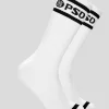 3 Pack - Logo Stripe Crew - White