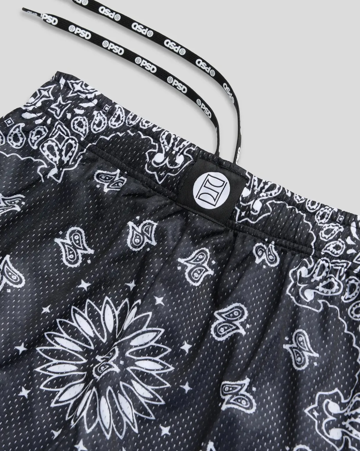 Black Bandana Active Short