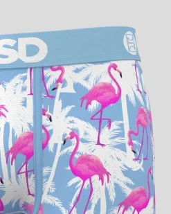 Flamingo Palm Sky