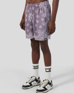 Mauve Bandana Active Short