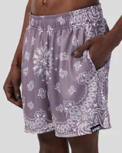 Mauve Bandana Active Short