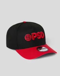 New Era x PSD Logo Hat Black/Red