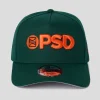 New Era x PSD Logo Hat Green/Orange