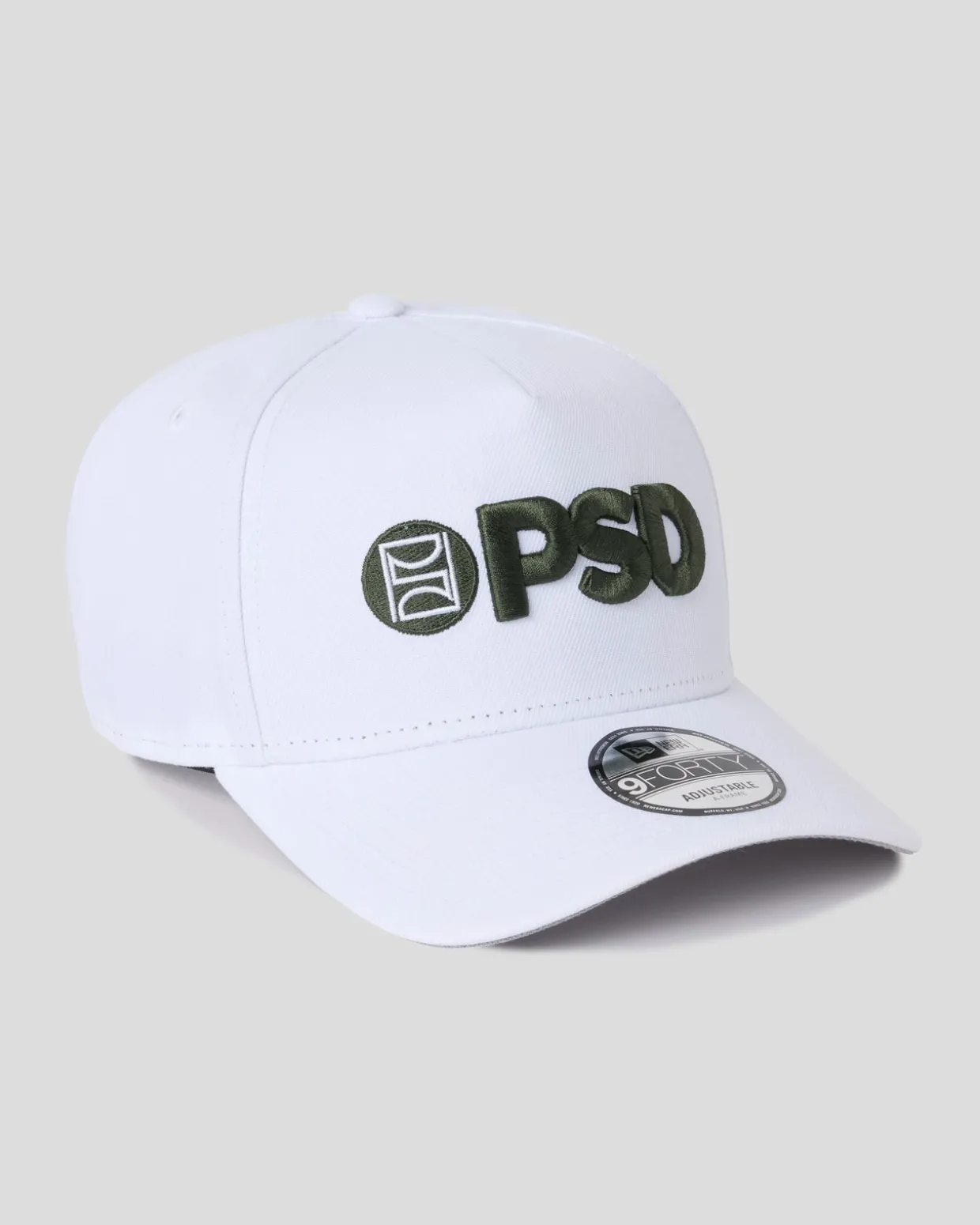 New Era x PSD Logo Hat White/Green